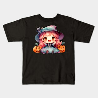 Little Cuties - Red Witch Kids T-Shirt